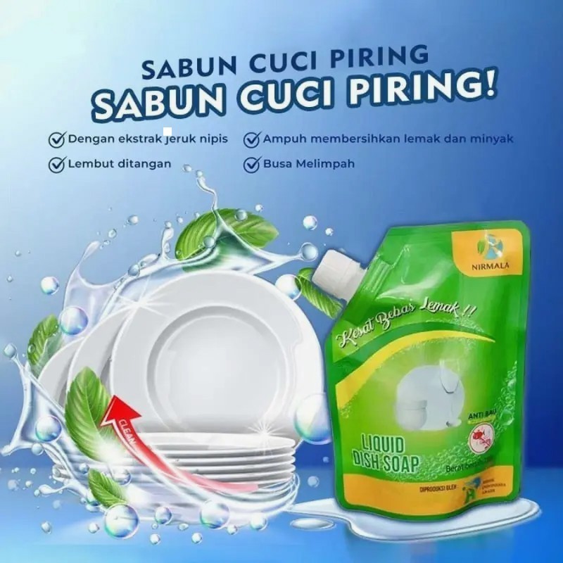 REC Liquid Dish Soap Sabun Pencuci Piring Cair 500ml - Sabun Cuci Piring Cair Berkualitas, Efektif M