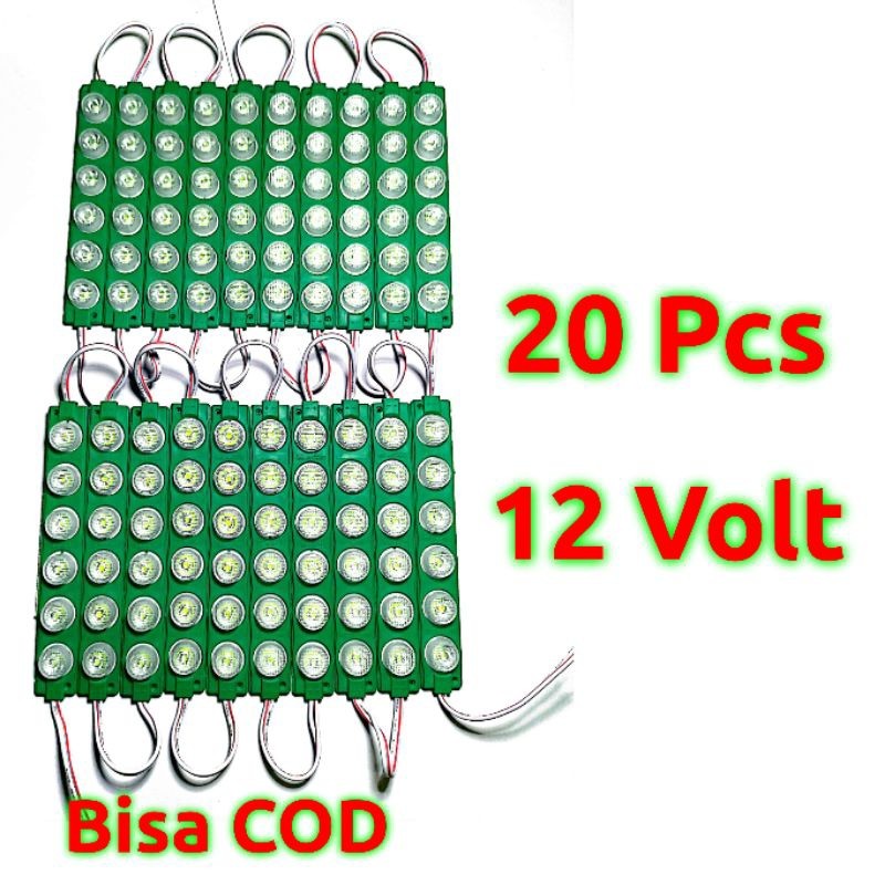 (Elvonik) lampu led 6 mata 12 volt Led kolong mobil motor 12 volt Lampu variasi 6 led 12 volt