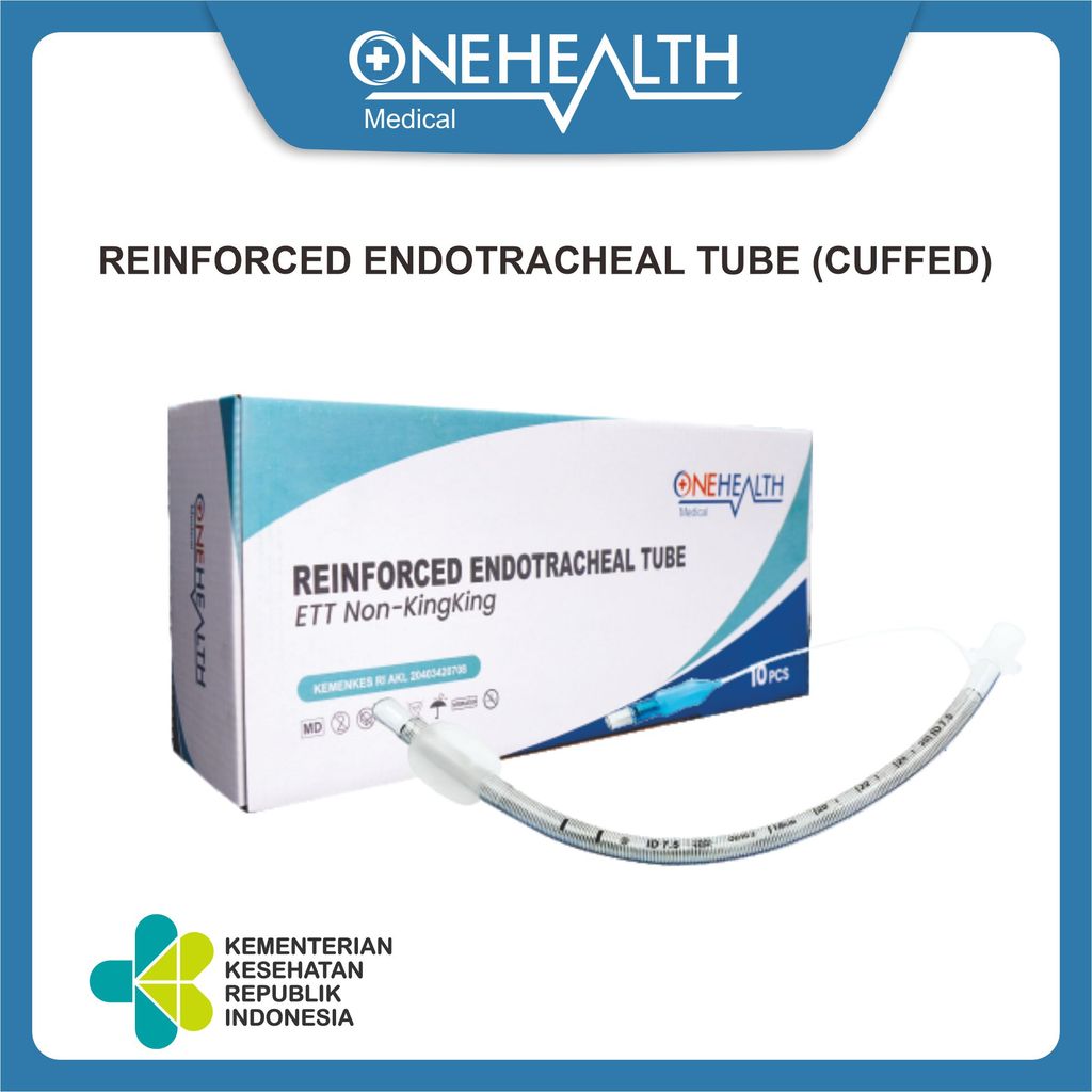 ONEHEALTH ett non-kingking tabung endotrakeal - eceran/pcs