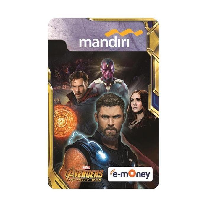 Kartu Emoney E-toll Etoll Mandiri Saldo 0 - Avengers Thor Terlaris