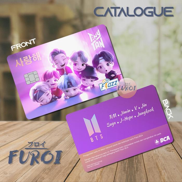 Custom Flazz BCA | Custom Emoney Mandiri | BTS Tiny Tan All Play - Flazz Gen 2 Terlaris