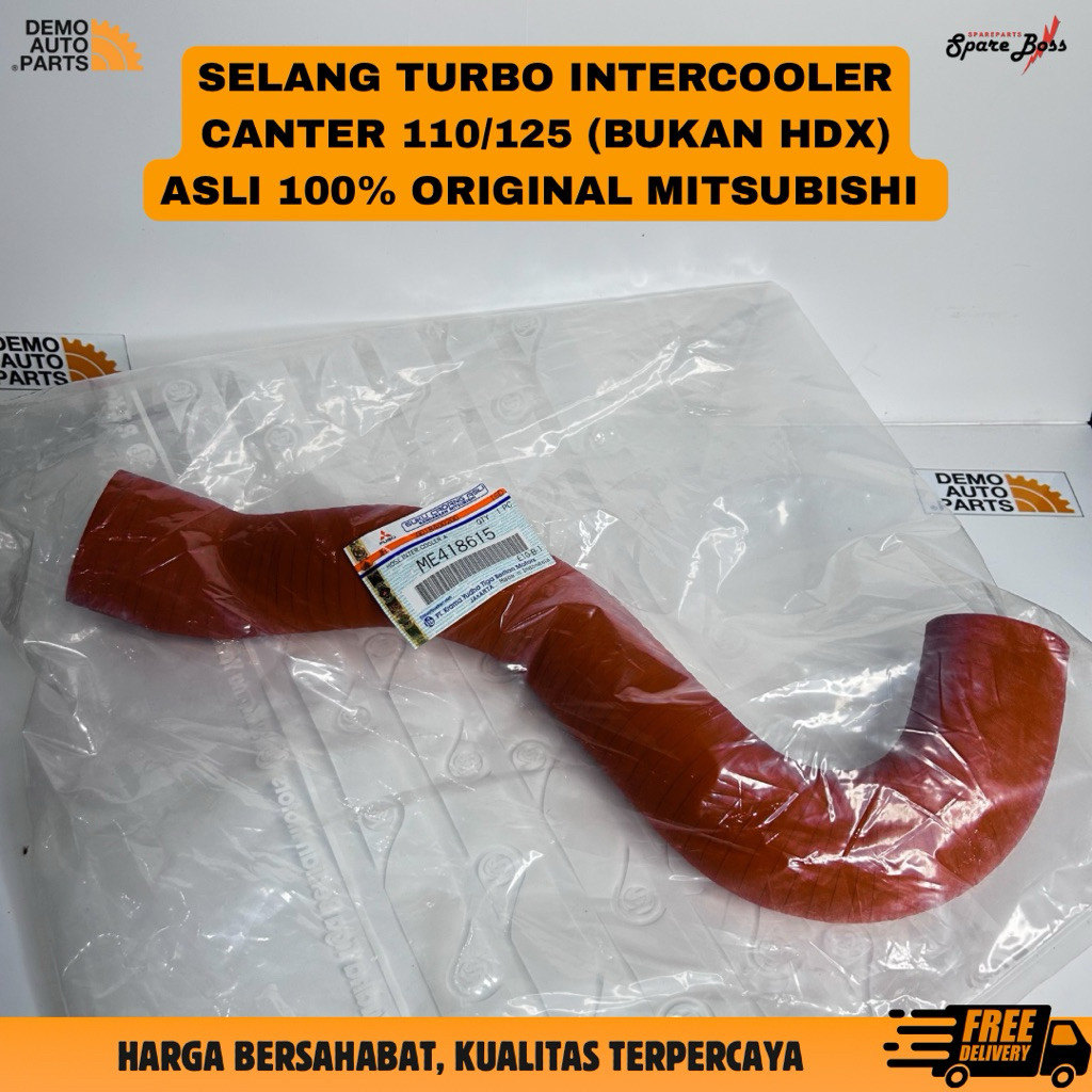 SELANG TURBO CANTER ORIGINAL ME418615 SLANG TURBO MERAH CANTER 125 110 ORI