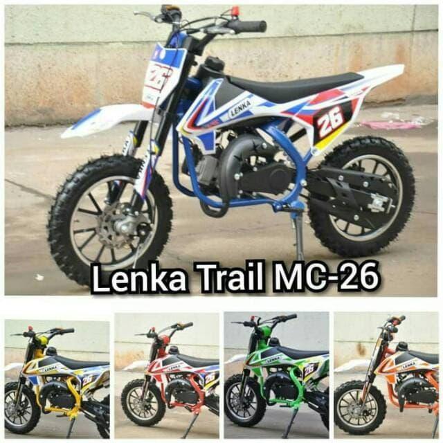 Motor Mini Lenka 50cc Mini Trail Lenka MC 26 Mini Moto Motor Bensin