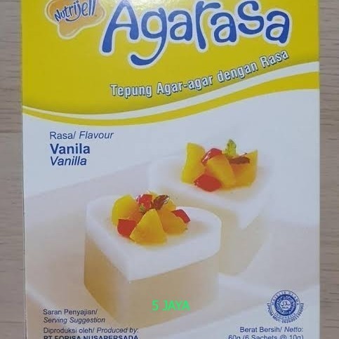 agar rasa vanilla 1kotak 6×10gr