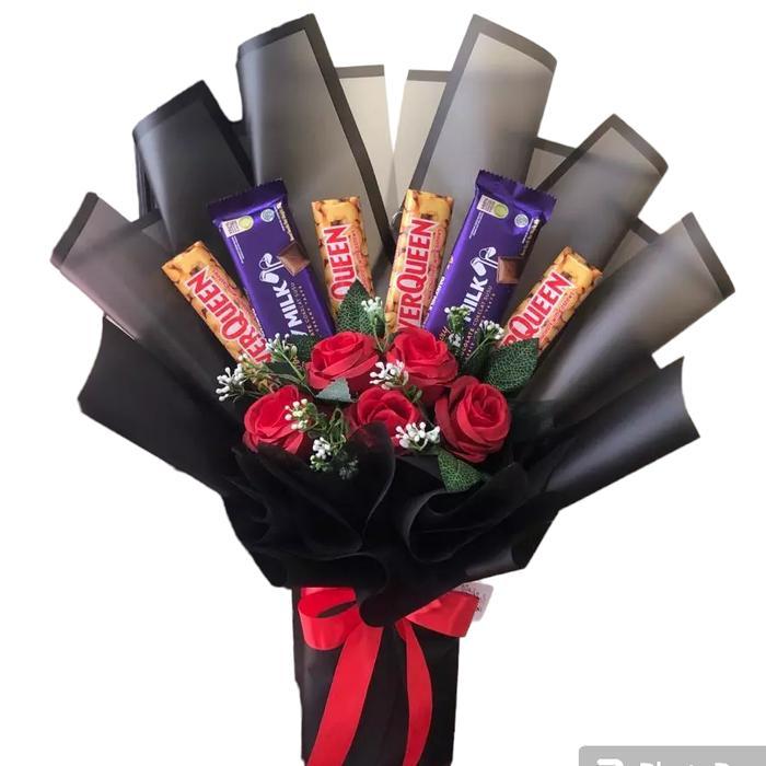 Buket Coklat/Bouquet Bunga special Valentine Anniversary Ulang Tahun Terlaris