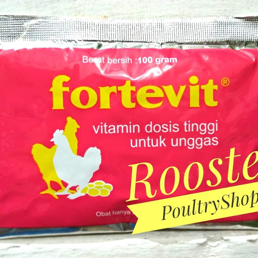 FORTEVIT 100 Gram Vitamin Ayam Dosis Tinggi