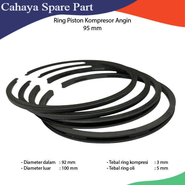 Ring Piston Kompresor Angin 95 mm Untuk Piston Diameter 95 mm