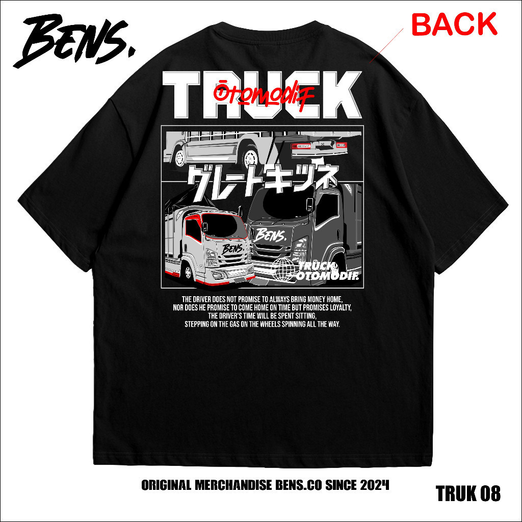 RZ APPAREL KAOS TRUK OTOMODIF DRIVER MUDA PECINTA TRUK KAOS TRUK INDONESIA
