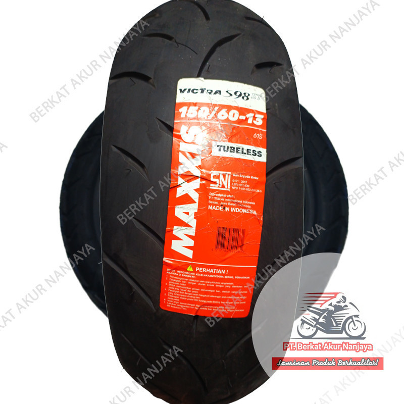 Maxxis Victra 150 60 13 Ban belakang Nmax ADV Tubeless