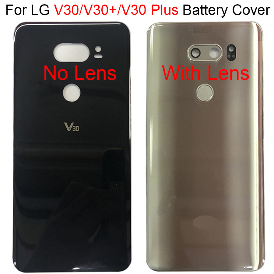 For LG V30 Battery Cover Door Rear Glass Housing For LG V30 Plus V30+ Back Cover H930DS VS996 Batter