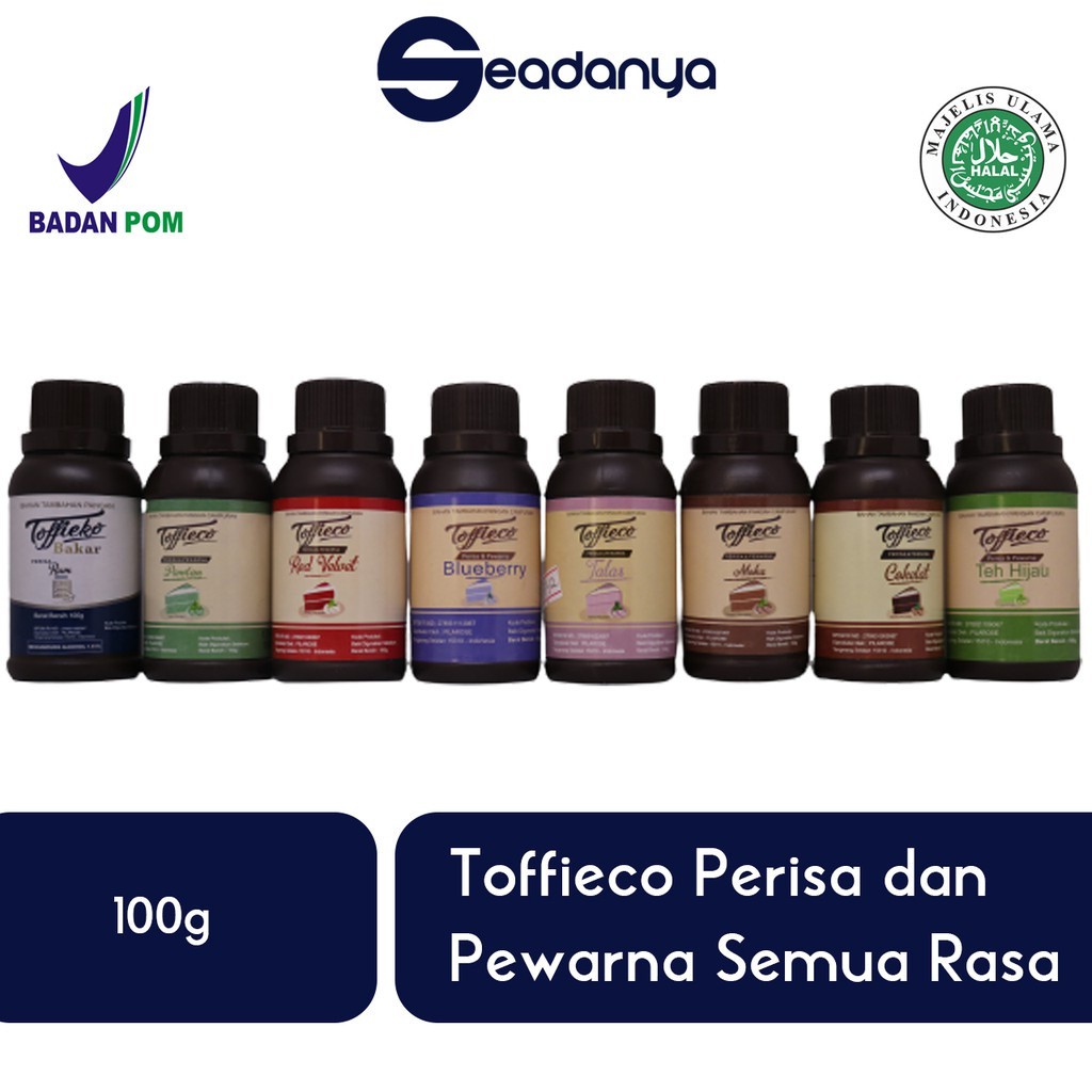 Toffieco Pasta Perisa dan Pewarna