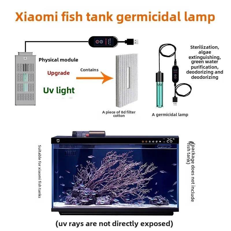 Suitable for  Mijia smart fish tank uv lamp special custom perforated cotton sposable rtresistant fi
