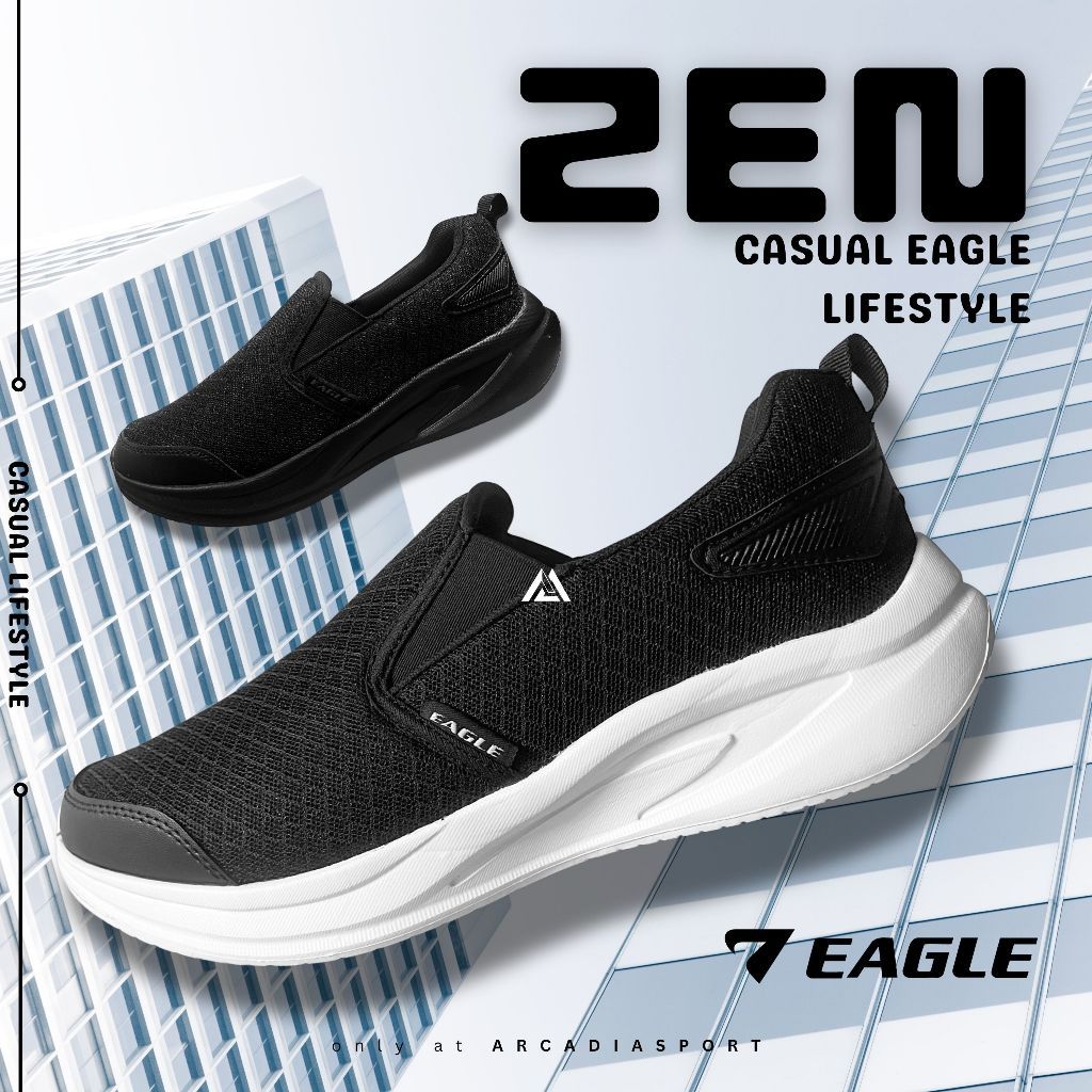 EAGLE ZEN SEPATU CASUAL SLIP-ON PRIA DAN WANITA SAMONJI