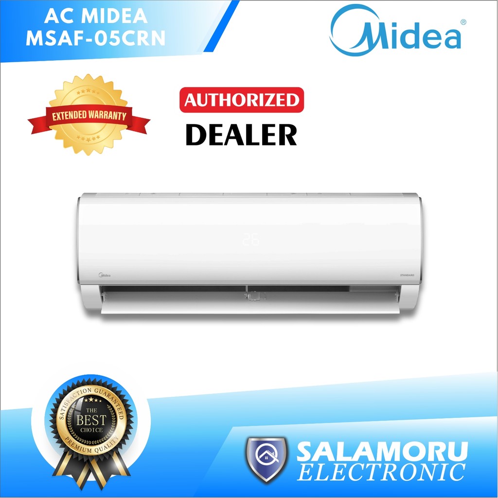 AC Midea 0.5PK - Standard AC Split 1/2 PK MSAF-05CRN1