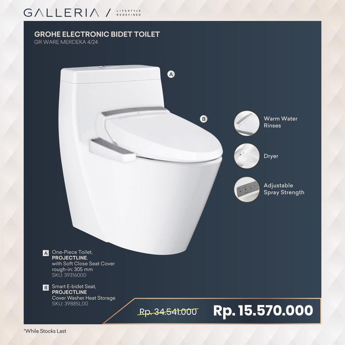 PROMO GASPOLL Grohe Toilet Set  2 / Paket Grohe Toilet