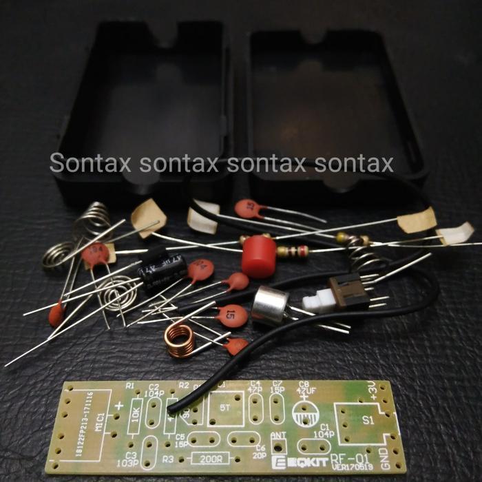 SCelectro transmitter fm mini pemancar 76-108 mhz wireless mic microphone