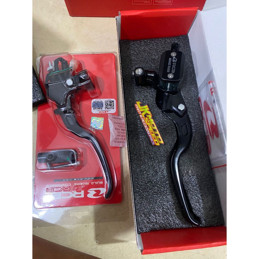 PAKET MURAH !! maste rem racing boy rcb r E3 kotak 14 mm 14mm hitam + kopling kiri rem RCB perh e2 e