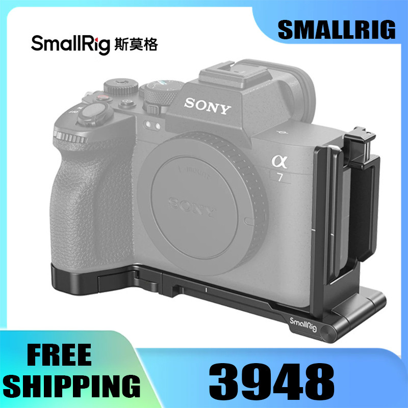 SmallRig Foldable L-Shape Mount Plate for Sony Alpha 7R V / Alpha 7 IV / Alpha 7S III Arca-Swiss Por