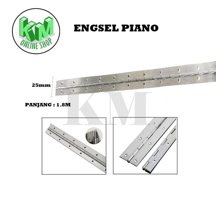 Sale Engsel Piano 1.8 Meter / Engsel Lemari besi dapur / Engsel Lemari 1.8M - 25 MM Terlaris