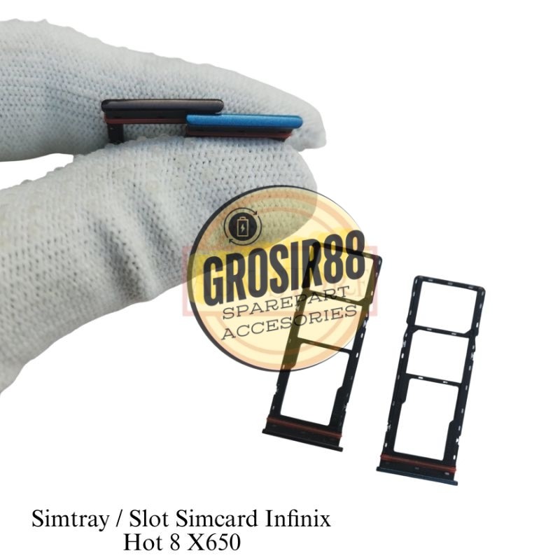 SIMTRAY INFINIX HOT 8 / SIMLOCK SLOT SIM TEMPAT KARTU SIMCARD INFINIX HOT 8 X650