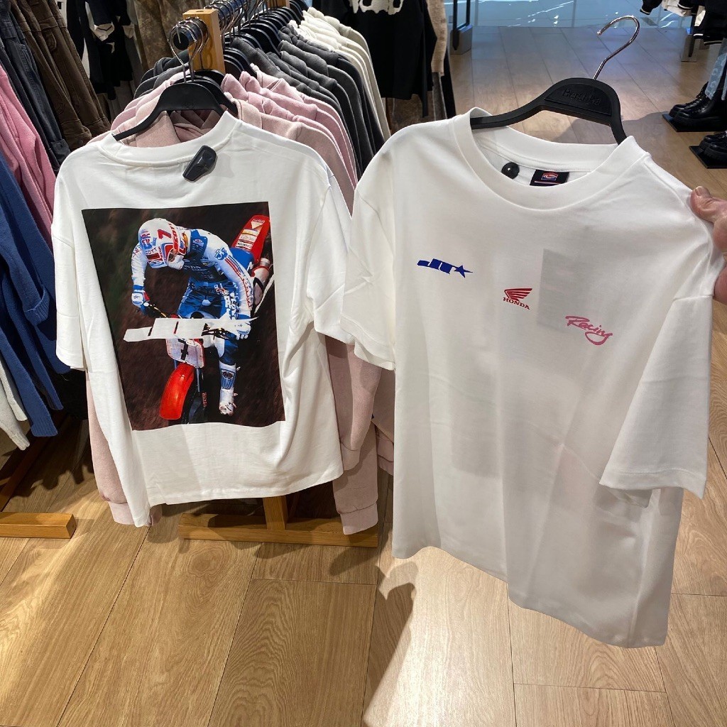 ORI Jastipp. Tshirt Bershka X Honda (MAN) Kaos Unisex
