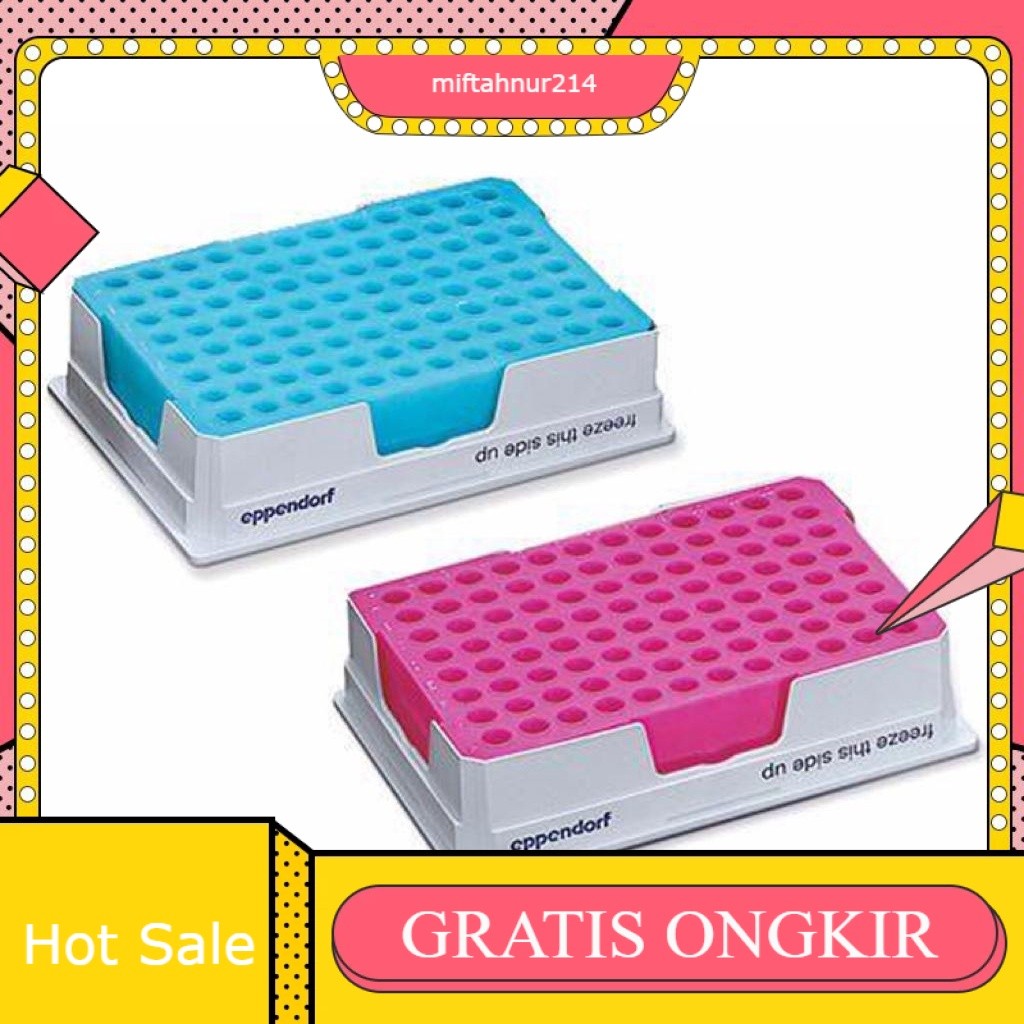 PCR Cooler 0.2 Pink / Blue Eppendorf - for 0.2ml Tube / PCR Cooler Eppendorf