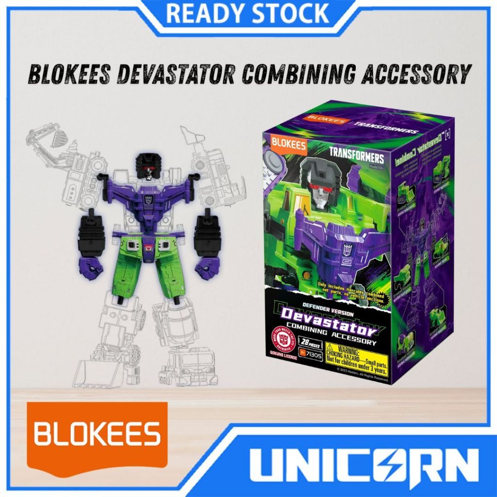 Blokees Defender Version Transformers Devastator Combining Accessory Blokees Devastator