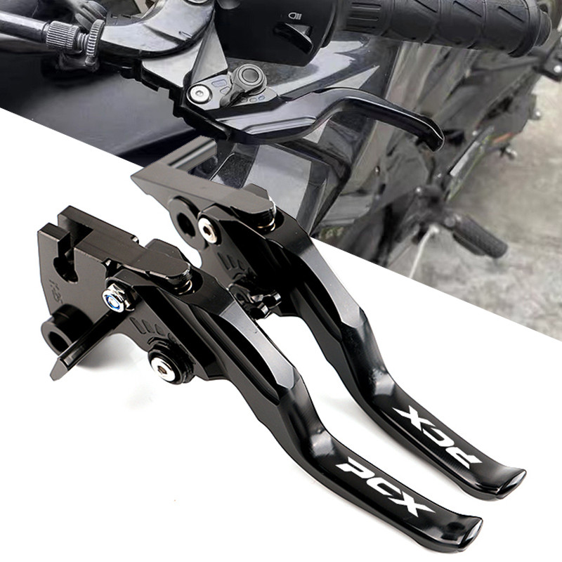 Tuas Rem Kopling Motor CNC yang Dapat Disesuaikan untuk Honda PCX150 PCX 125 pcx150 2018-2025+ Akses