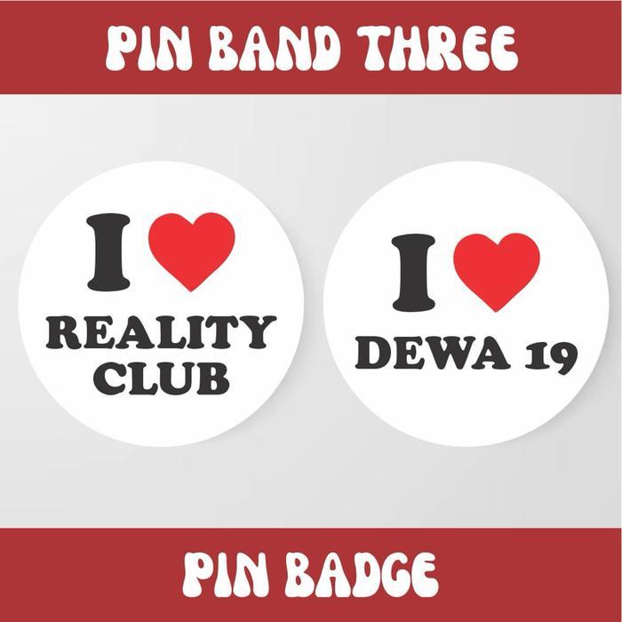 PINPOUFF - PIN PENITI BADGES BAND VOL 3 44 MM | DEWA 19 | SUKATANI | PAMUNGKAS | TULUS - TULUS