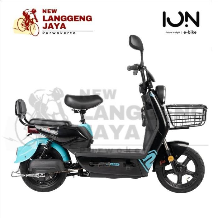 ION Sepeda Listrik E-Bike Two - Hitam
