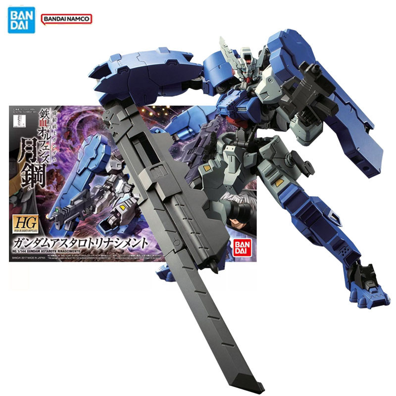 Bandai Original Genuine Figure Gundam Model Kit HG IBO 1/144 Gundam Astaroth Rinascimento Collection