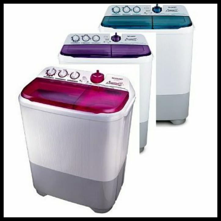 mesin cuci 2 tabung sharp tipe es-t95cr 9kg GARANSI RESMI (KHUSUS WILAYAH BANDUNG)