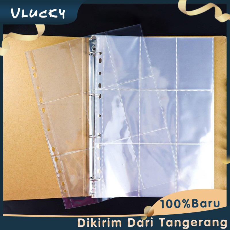 Isi 10 Sleeve Album A4 Sleeve Binder Album Refill Transparan Page Binder