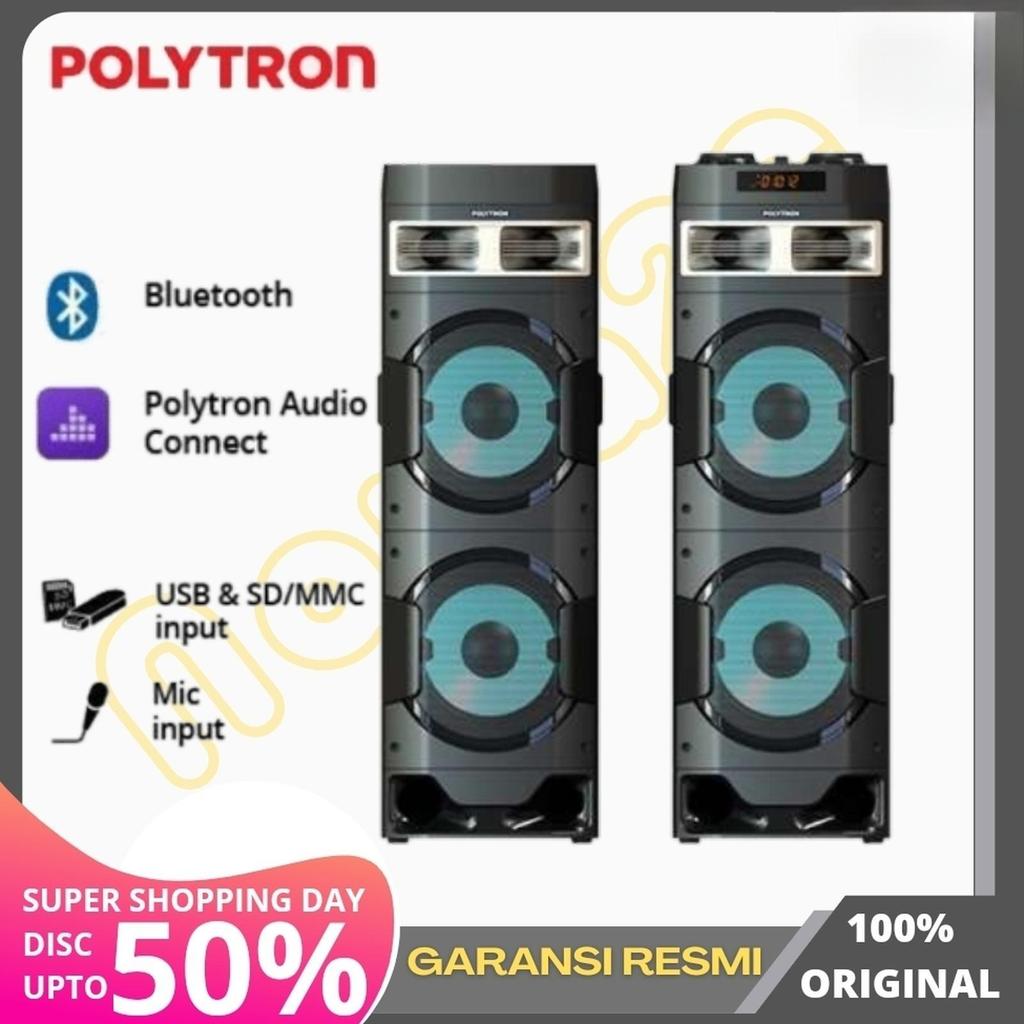 Polytron Speaker Audio PAS 10D28 USB BLUETOOTH