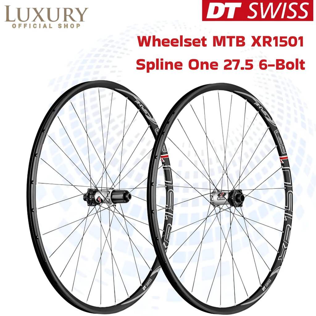 Wheelset Sepeda MTB 27.5 XR1501 Spline One 6 Bolt Wheel Set Mountain Bike