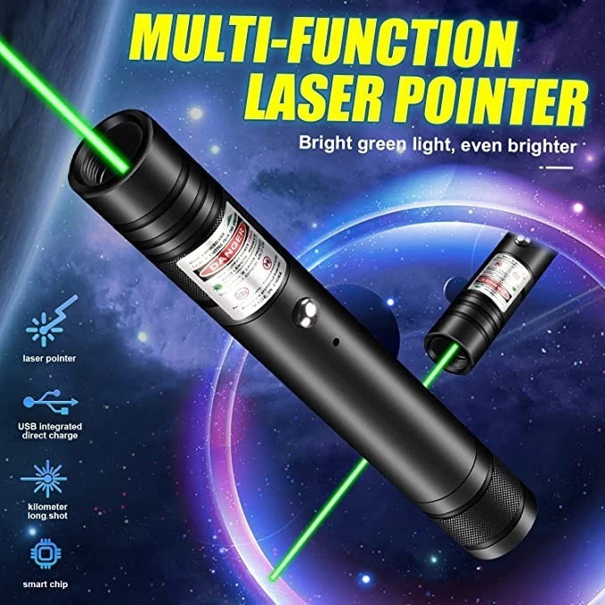 Laser Penunjuk Pointer Hijau 303 Jarak Jauh Green Laser Pointer 303A