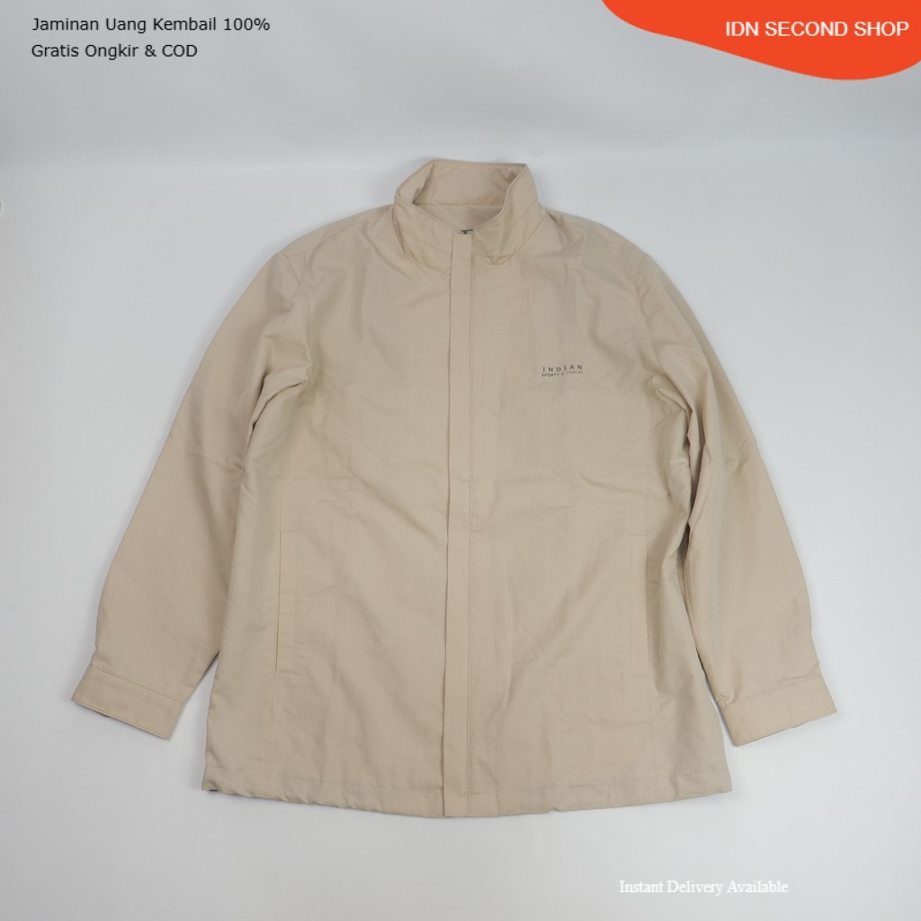 INDIAN Stand Collar Casual Jacket – Preloved