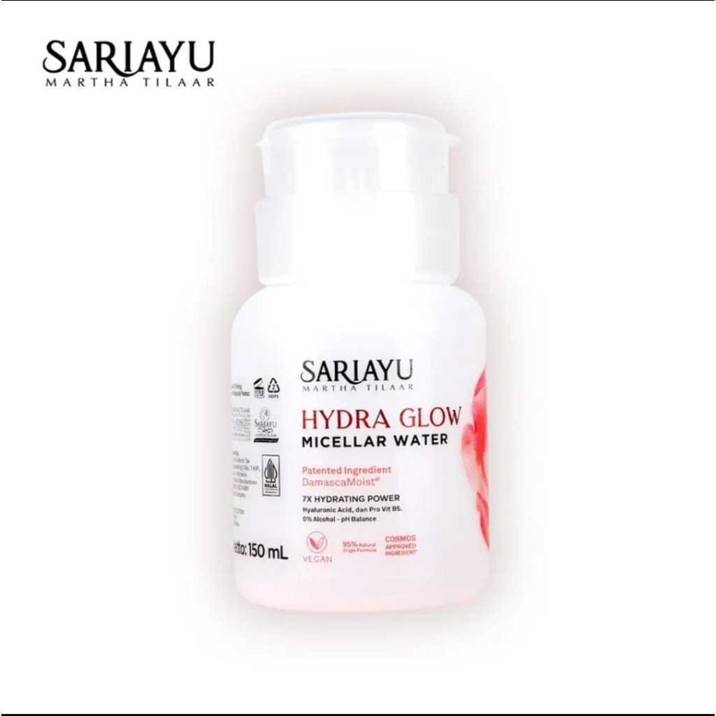 Sariayu Hydra Glow Micellar Water 150Ml | Terbaru | Semua jenis kulit