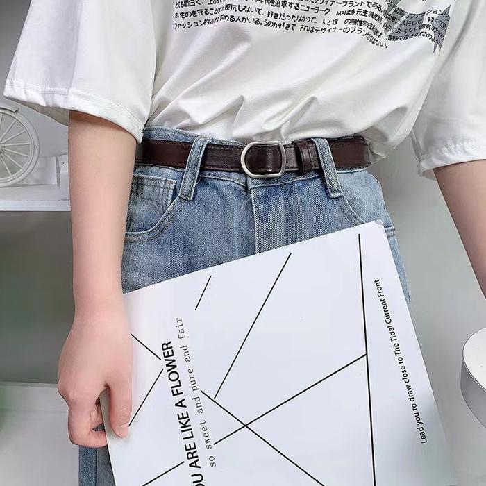 Yarra Ikat Pinggang Wanita Gesper Kulit PU Leather Aksesoris Fashion Outfit Korea Elegan Belt Sabuk 