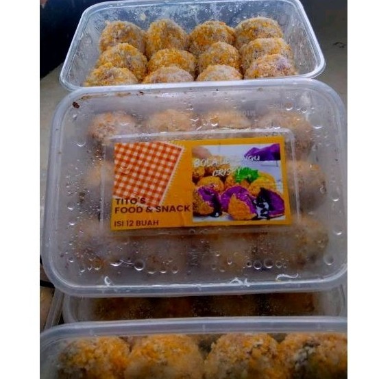 Bola ubi coklat lumer isi 10pcs