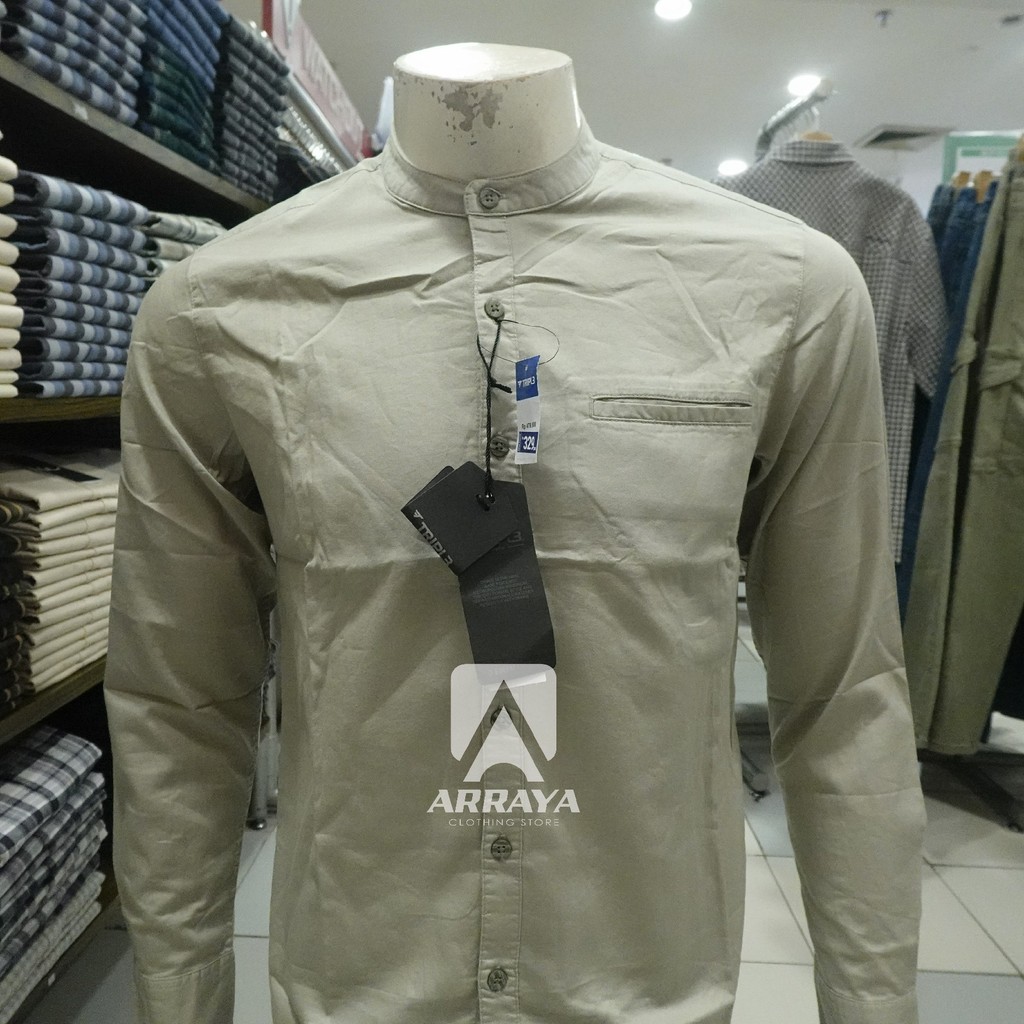TRIPLE JEANS Kemeja Koko Long Sleeve LS.MC.415 1225