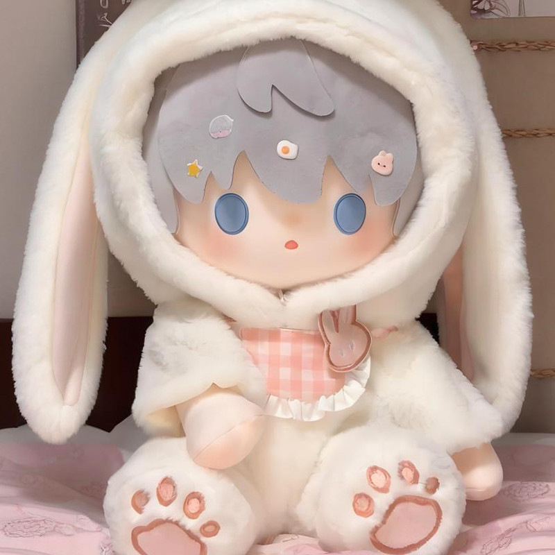 40cm Sitting Pose Doll Clothes: Cotton Doll Outfit Replacement Set Neutral Style Apparel for 40cm Pl