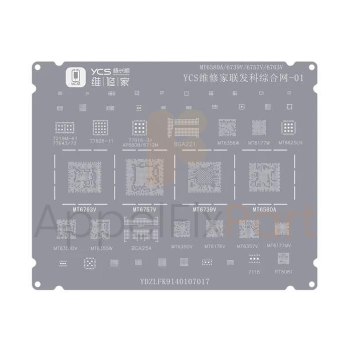 YCS BGA STENCIL IC SAMSUNG UNIVERSAL MEDIATEK -  YDZSX9140107012