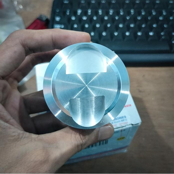 Piston Seher Custom 57 57,5 58 58,5 59 59,5 60 mm Pin Pen 13 Piston Bubut dan Coak Klep Bisa Rekues 