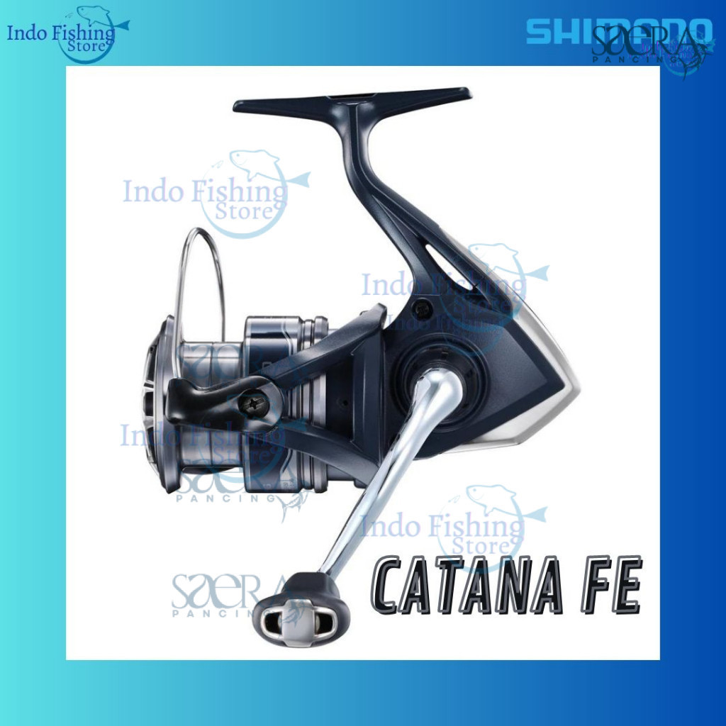 Saera Pancing-Reel Spinning Shimano CATANA FE 2022 CAT Reel Mancing garansi 1 Tahun uk 1000-6000