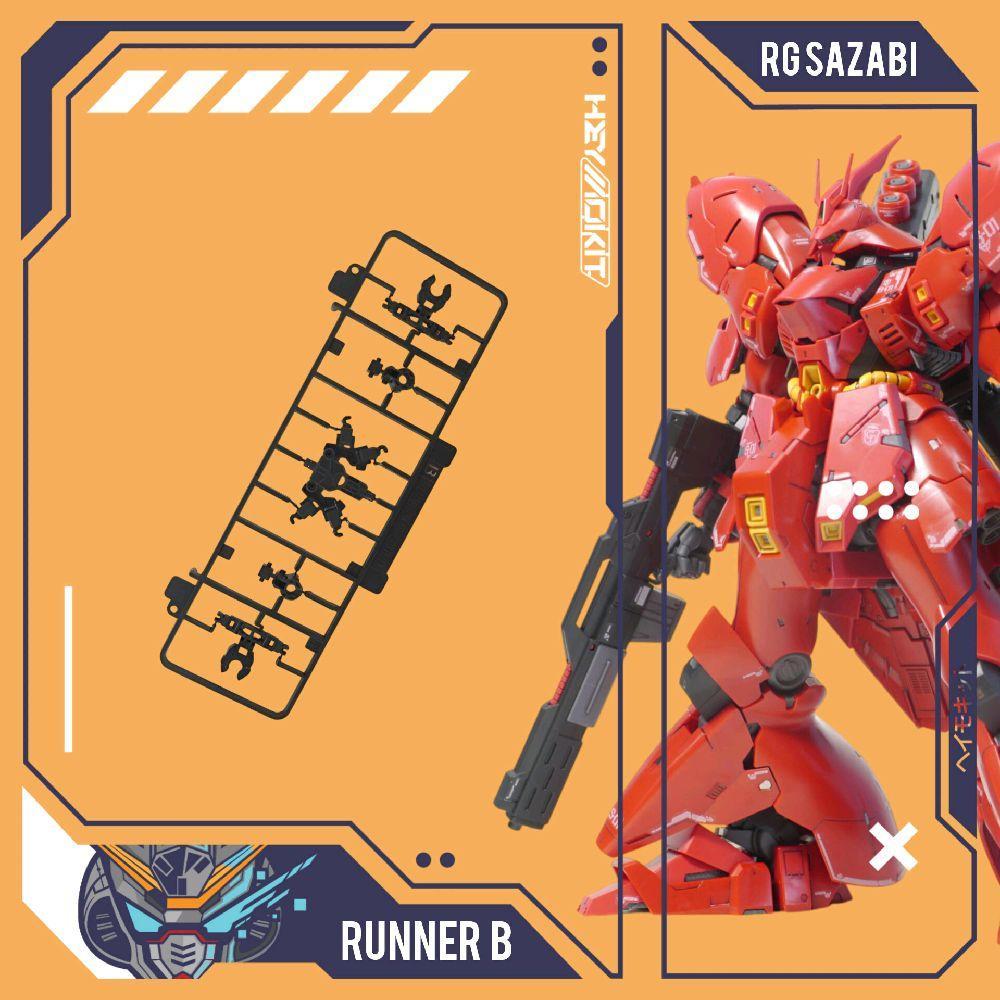 RUNNER PART B NON BANDAI RG SAZABI MODELKIT