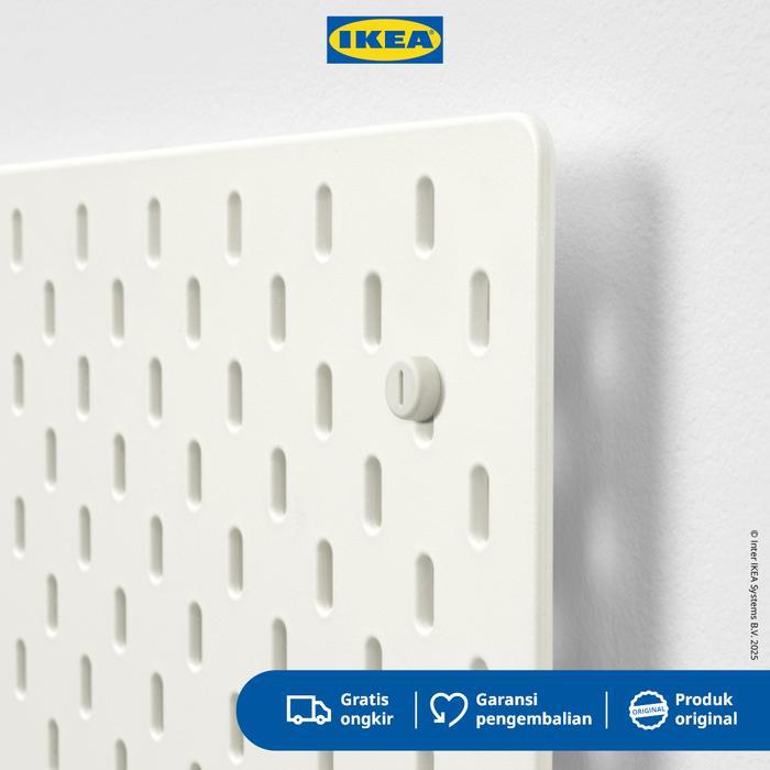 IKEA SKADIS Papan Berlubang Pegboard Putih 36x56 cm