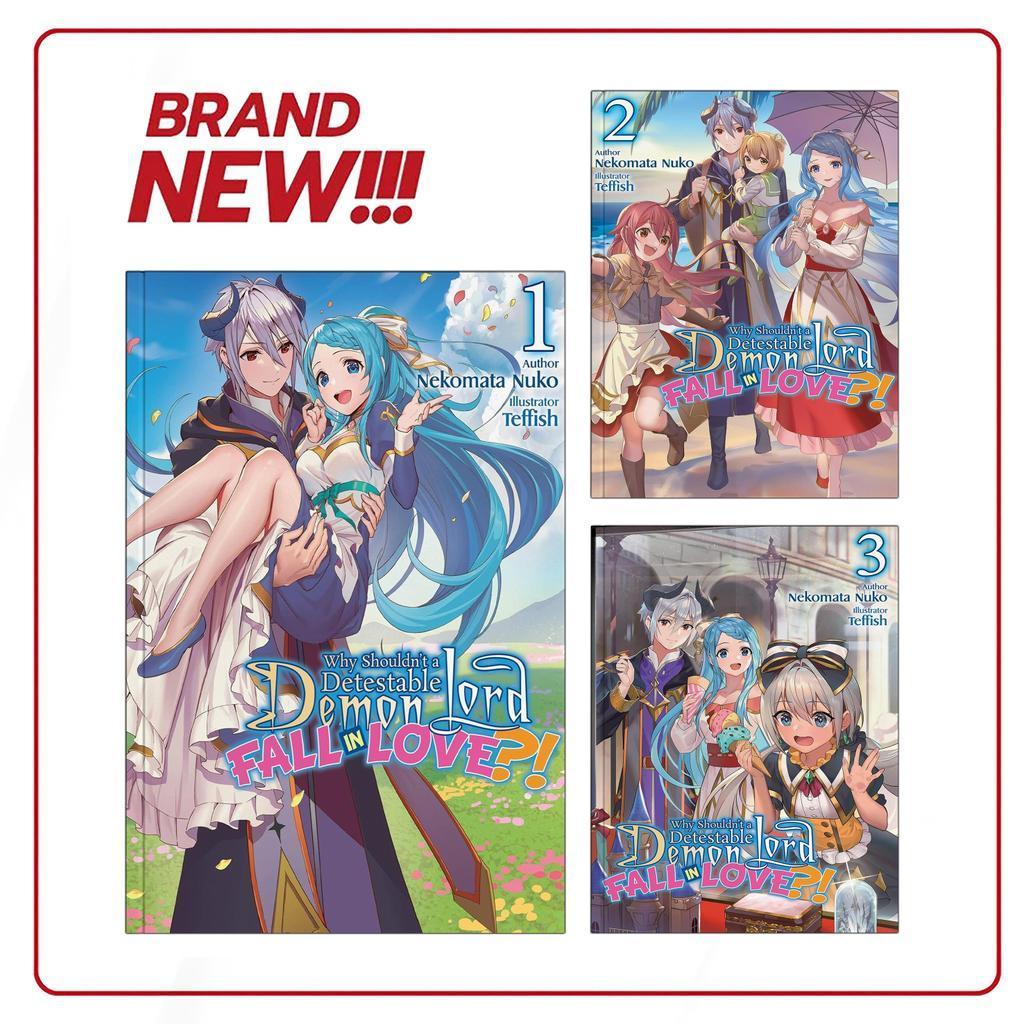 Why Shouldn’t a Detestable Demon Lord Fall in Love?, Vol. 1-4 ( Light Novel ) by Nekomata Nuko (Engl