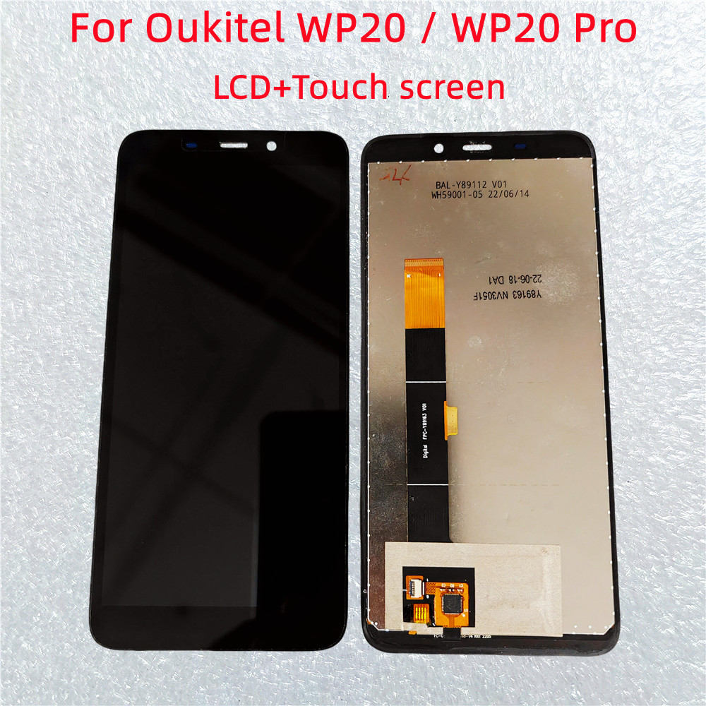 For Oukitel WP20 LCD&Tou screen gitizer Oukitel WP20 Pro splay Screen module accessories Assembly Re