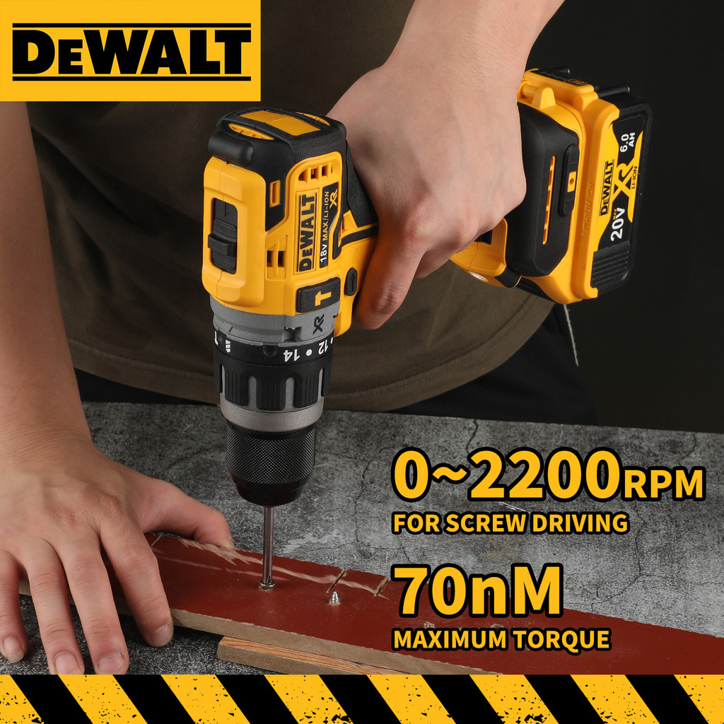 Dewalt DCD796 13mm Cordless Brushless Impact Drill Brushless Drive Compact Drill Reargeable Portable